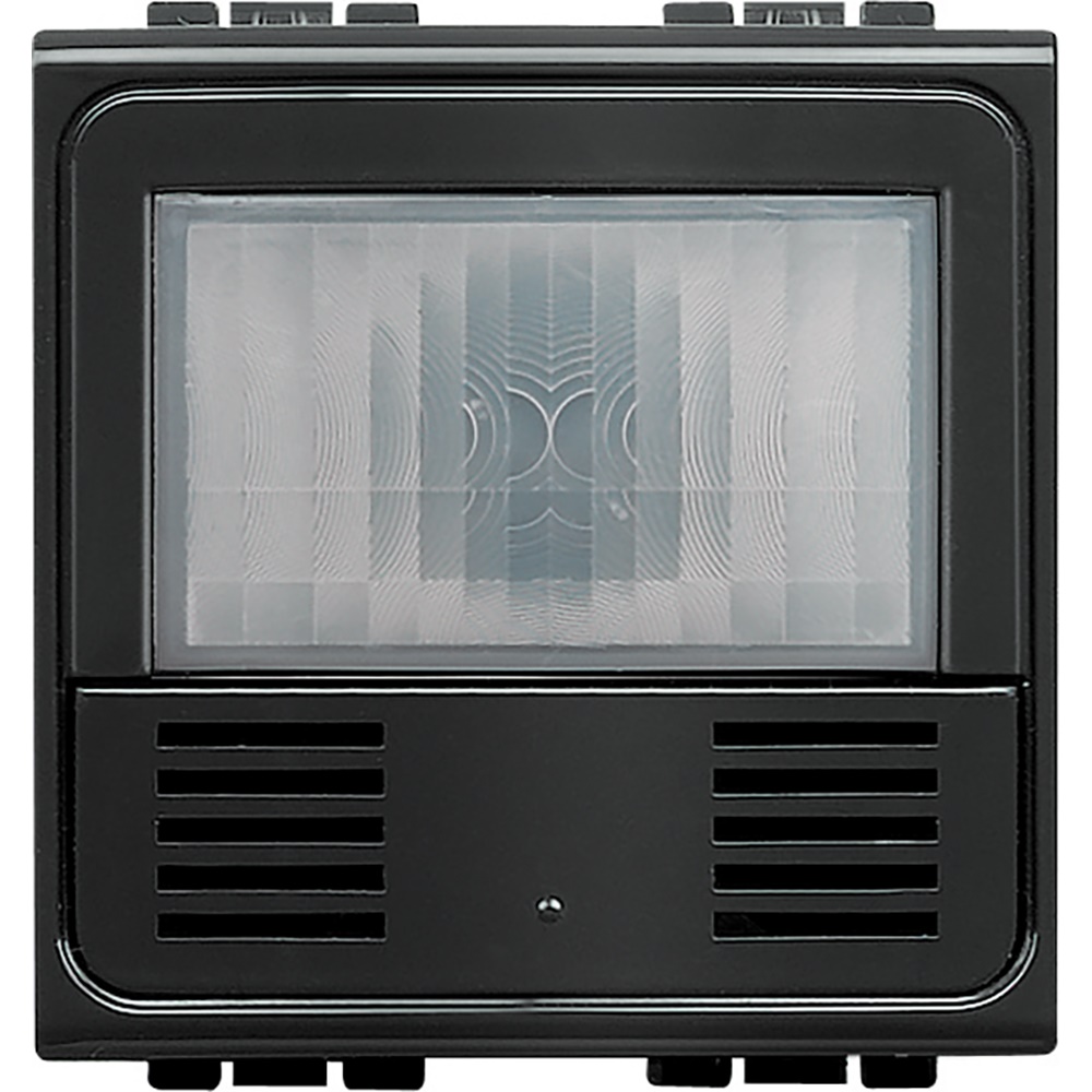 Interruttore KNX PIR antracite LivingLight controllo illuminazione automatizzato ambienti interni