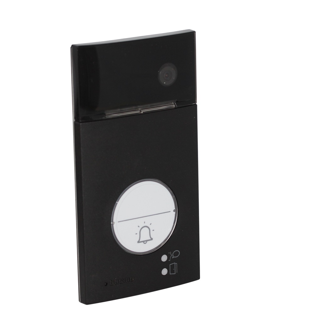 Cover video nera LINEA3000 per pulsantiere esterne protezione e design moderno