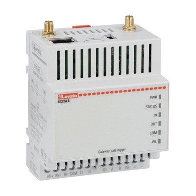 Gateway Data Logger 1x Ethernet 4G GPS monitoraggio sistemi elettrici automazione supervisione