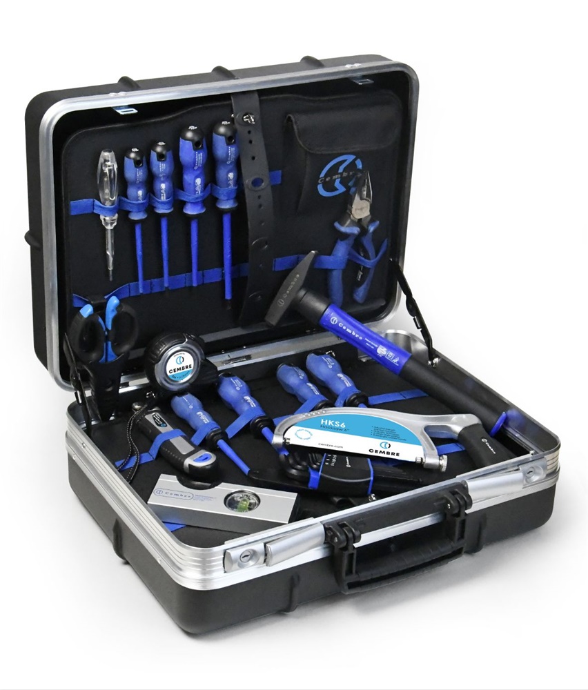 Portautensile professionale assortito linea rigida kit cablaggio valigia VAL-GPTP1