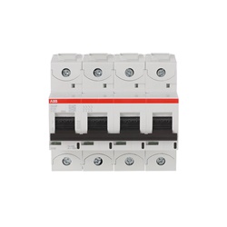 Interruttore magnetotermico modulare 4 poli 100A B 50kA per impianti residenziali e industriali