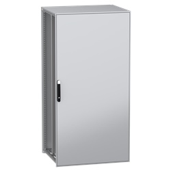 Armadio modulare a pavimento acciaio decarbonizzato IP55 2000x1000x800 mm multiuso
