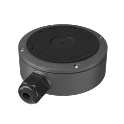 Box connessione IP66 per il fissaggio di telecamere Next e Advance, grigio traffico RAL 7043