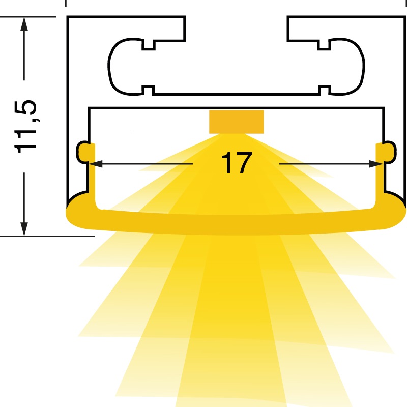 KIT 2MT S20 cavo flessibile copertura opalina tappi staffe installazioni elettriche domestiche e commerciali