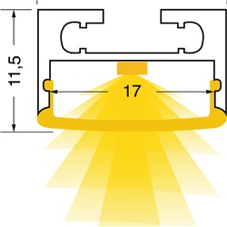KIT 2MT S20 cavo flessibile copertura opalina tappi staffe installazioni elettriche domestiche e commerciali