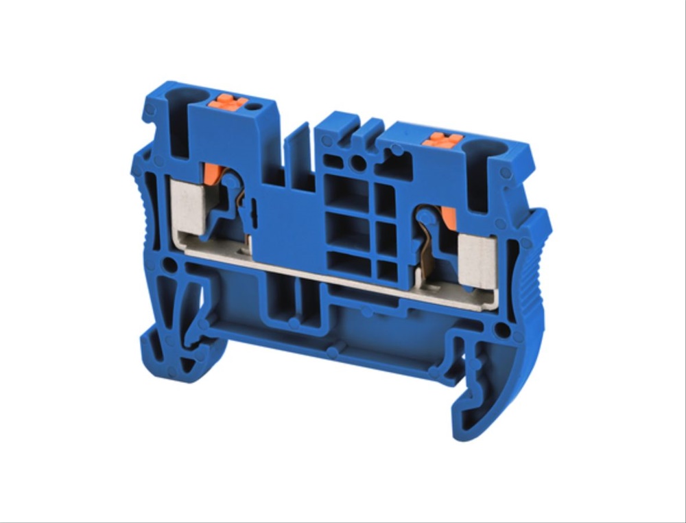 Morsetti componibili push-in 2,5 mm² guida DIN per impianti elettrici civili e industriali