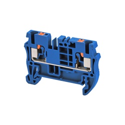 Morsetti componibili push-in 2,5 mm² guida DIN per impianti elettrici civili e industriali