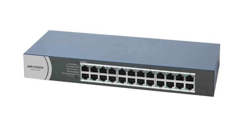 Switch Gigabit 24 porte RJ45 10/100/1000 Mbps per reti aziendali e domestiche