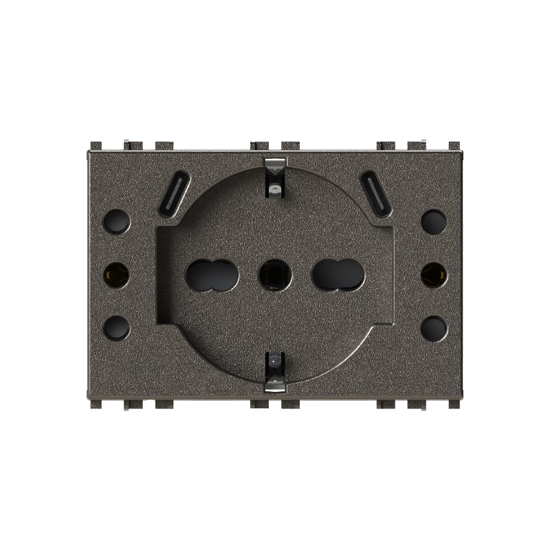 Presa USB P503 Vimar Arkè Metal 5V 3000mA 110-230V design metallico