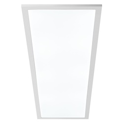 Pannello LED bianco opale 40W 600x600mm IP40 3000K UGR<19 per uffici e retail