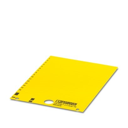 Etichette gialle 17,5x8mm per morsettiere