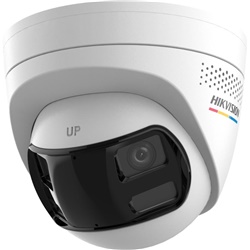 Telecamera Turret 6MP ColorVu dual lens IR 30m audio IP67 per sorveglianza esterna residenziale e commerciale