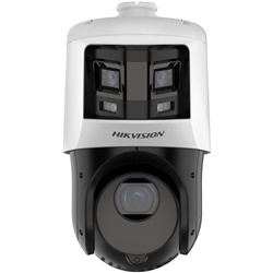 Telecamera PTZ TandemVu 6MP+2MP zoom 25X IR 100m resistente IP66 per esterni