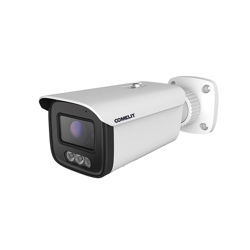 Telecamera IP bullet 4MP ottica 2.8mm ColorUP White LED IR 30m IP67 PoE sicurezza videosorveglianza