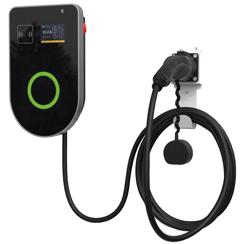 Stazione ricarica trifase 11 kW compatibile veicoli elettrici installazioni residenziali e commerciali