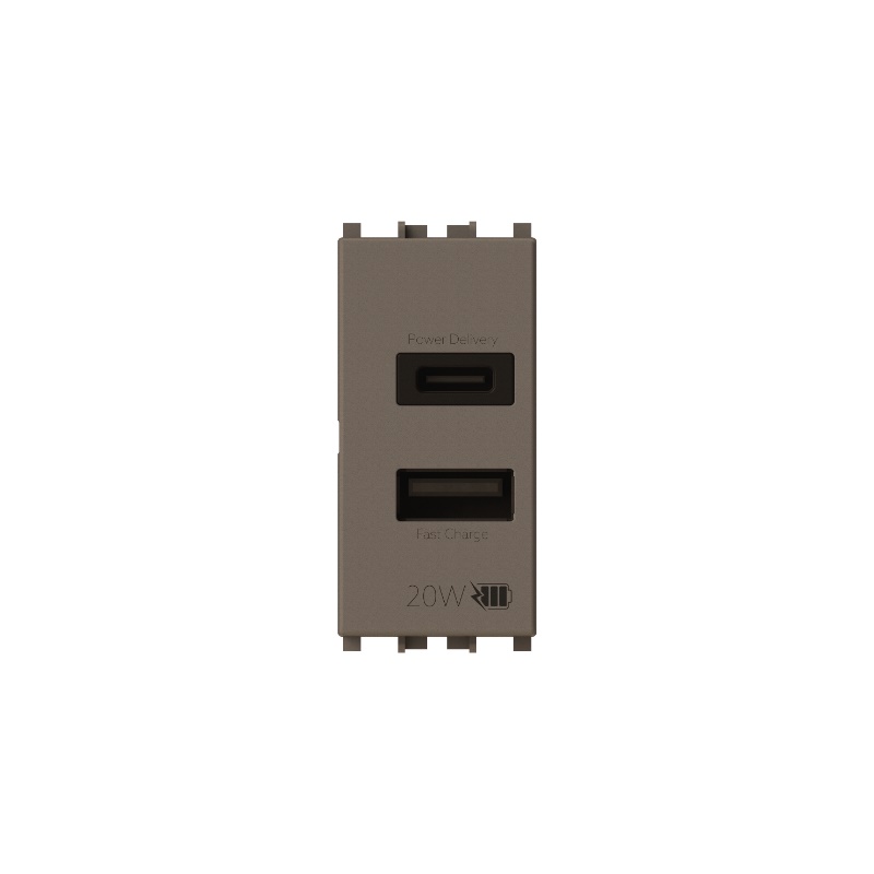 Presa USB 3.0 Vimar Arkè Metal 230V 3000mA