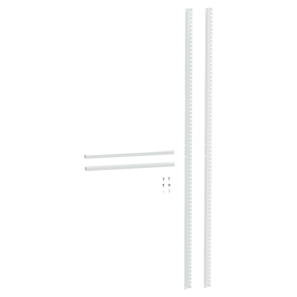Cornice supporto piastre frontali fissa L650 per armadio PrismaSeT P pavimento bianco opaco