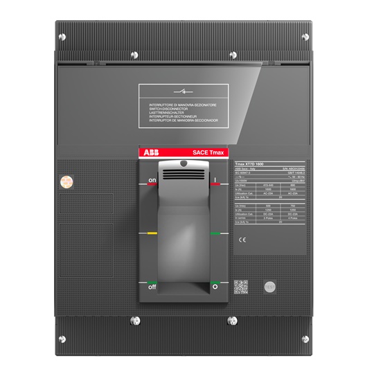 Interruttore sezionatore tripolare XT7S-D 1200 MCS UL/CSA per impianti industriali alta potenza