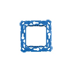 Telaio 2 moduli compatibile Bticino Vimar montaggio vite fissaggio modulare