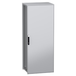 Armadio modulare a pavimento acciaio decarbonizzato IP55 2000x800x600 mm per uso multiuso