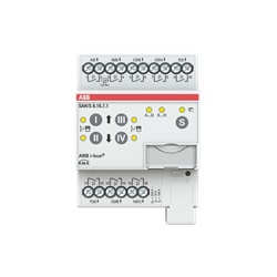 Attuatore combinato 8 canali 16A per controllo carichi elettrici e tapparelle KNX domotica