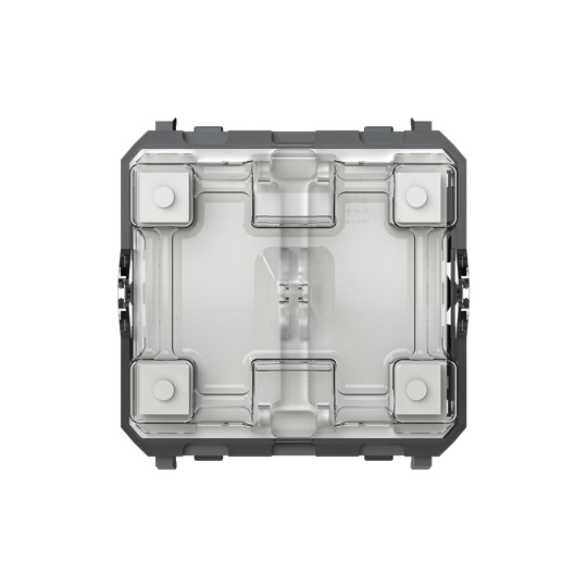 Attuatore switch 2 canali 8A per impianti domotici KNX, installazione incasso