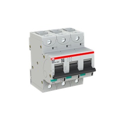 Interruttore magnetotermico S803P-B100 50kA 100A 3P protezione sovraccarichi cortocircuiti impianti elettrici residenziali industriali