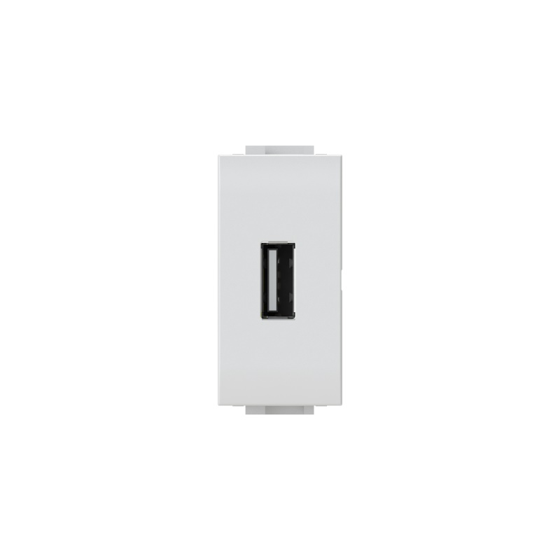 Presa USB 2.1 Bticino Livinglight Bianca 5V 2100mA per uso domestico e ufficio