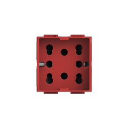 Side Bticino Livinglight Rosso 16A 2 moduli interruttore design moderno