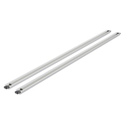 QDX 2 barre sagomate alluminio 1250A 60x30x1734 distribuzione quadri elettrici