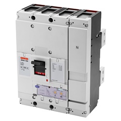 Interruttore scatolato MSXE 1250A 4 poli 50kA protezione termica distribuzione energia