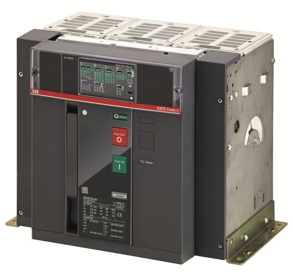 Interruttore automatico modulare SACE Emax 2 4000A 3 poli con rilascio elettronico EKIP DIP LI per impianti industriali e civili