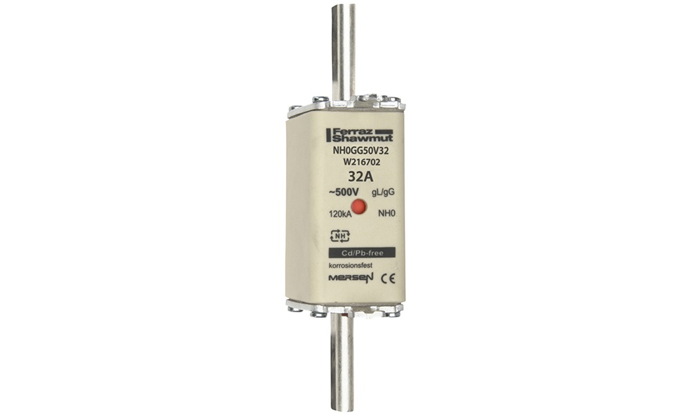 FUS. NH BT TAGLIA 0 - 500VAC GG 32A
