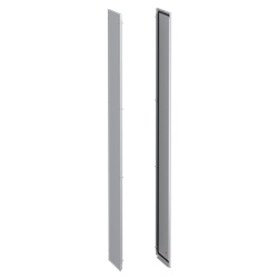 Pannelli laterali acciaio grigio RAL7035 per armadio elettrico modulare 2000x400 mm set 2