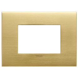 PLACCA FIT 3M OTTONE SPAZZOLATO