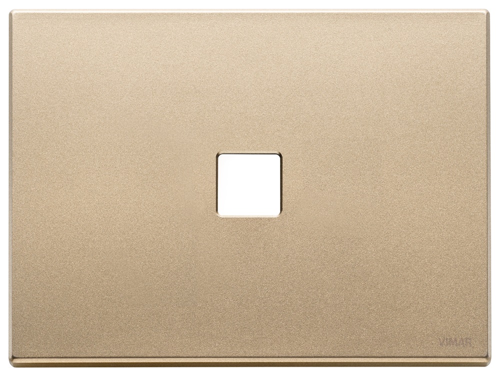 PLACCA 3MX1 FLAT ORO SATINATO