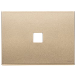 PLACCA 3MX1 FLAT ORO SATINATO