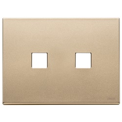 PLACCA 3MX2 FLAT ORO SATINATO