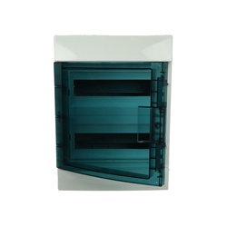 Consumer unit MISTRAL65H 24 moduli IP65 porta trasparente montaggio a parete quadro elettrico