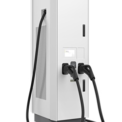 Stazione ricarica veicoli elettrici Terra 124 Gen2 120 kW DC doppia presa RFID CE