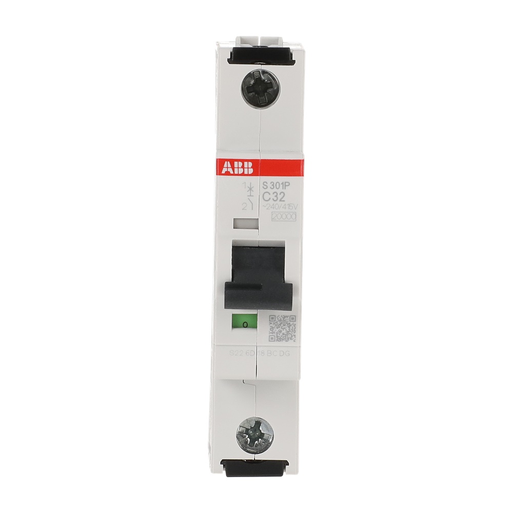 Interruttore automatico S300P 1P 32A tipo C protezione sovraccarico cortocircuito impianti industriali e residenziali