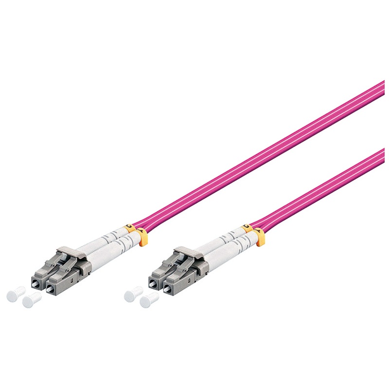 Bretella fibra ottica multimodale LC-LC 3 metri trasmissione dati stabile rete professionale