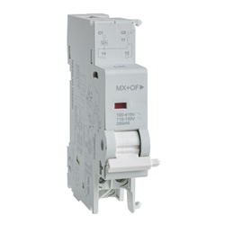 Bobina MX+OF 100-415VAC 110-130VDC ausiliario scatto elettrico per dispositivi Acti9 Multi9 montaggio su guida DIN