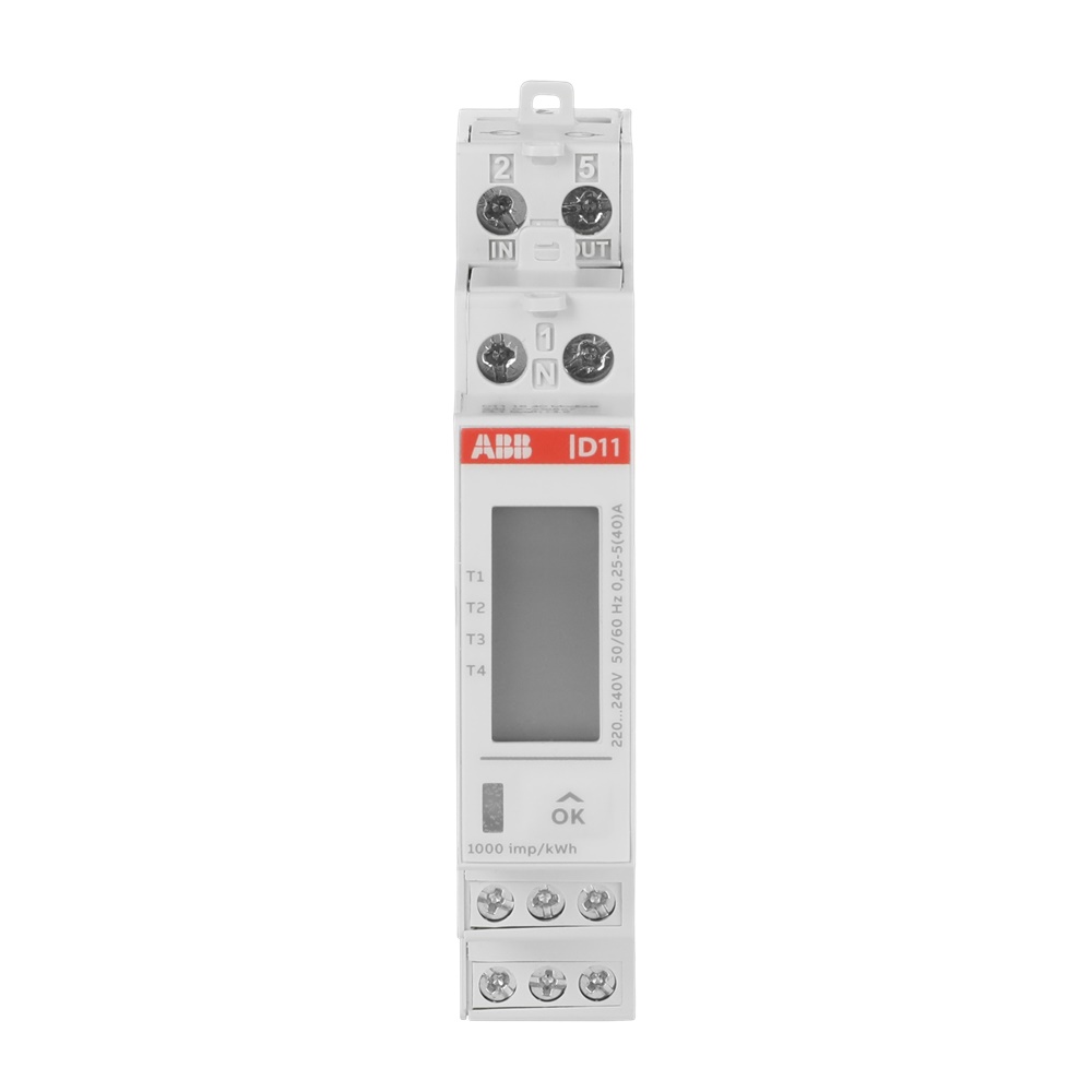 Energy meter monofase 40A Modbus RTU precisione classe 1 per energia attiva