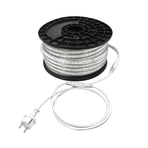 STRIP LED 50M 1100LM con spina e doppio driver per illuminazione interna ed esterna