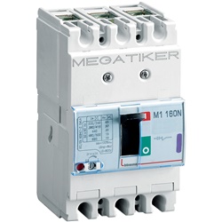 Interruttore magnetotermico 3P 125A 50kA protezione impianti industriali e civili