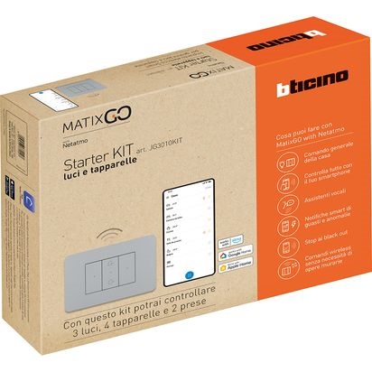 Kit illuminazione tapparella compatto modulare protezione IP risparmio energetico uso elettrico