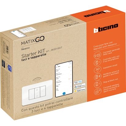 Starterkit luci tapparelle modulare alta protezione IP per automazione e controllo impianti elettrici