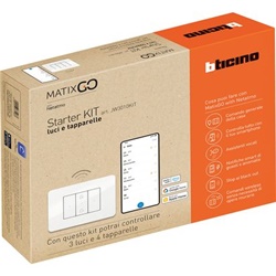 Starterkit luci tapparelle modulare alta protezione IP per automazione e controllo impianti elettrici