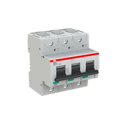 Interruttore Magnetotermico Miniatura 3 Poli K 125A 50kA 250VDC Alta Prestazione